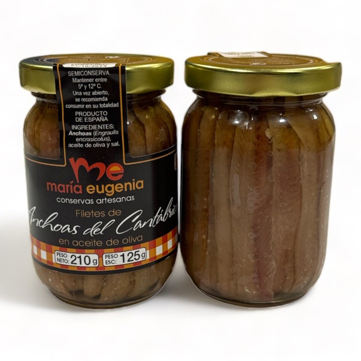 Anchoas del Cantábrico Tarro 210g