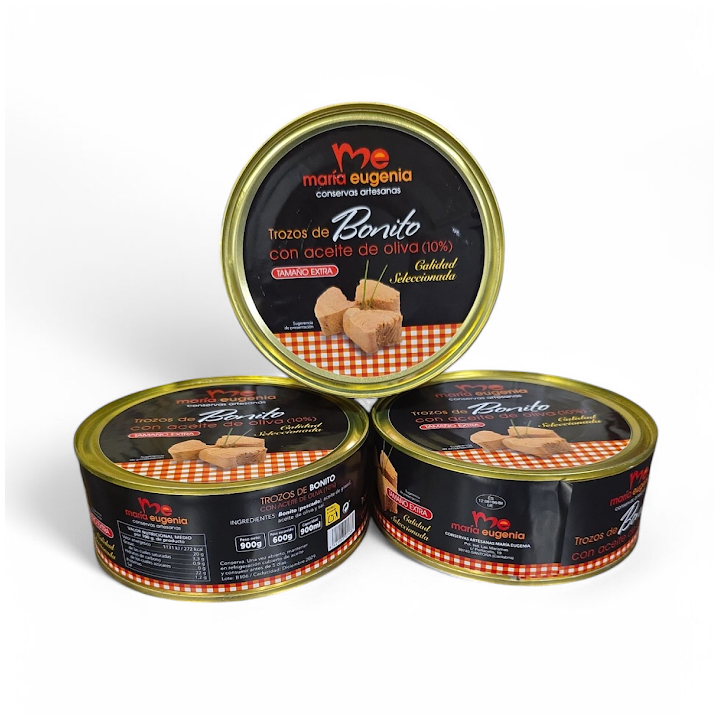 Trozos extra de Bonito en aceite. Lata de 1kg.