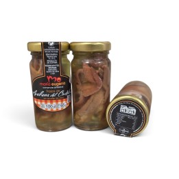 Trozos de Anchoas del Cantábrico en Oliva. Tarro de 100 gramos
