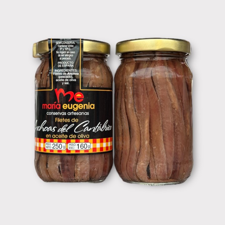Anchoas del Cantábrico Tarro 250g